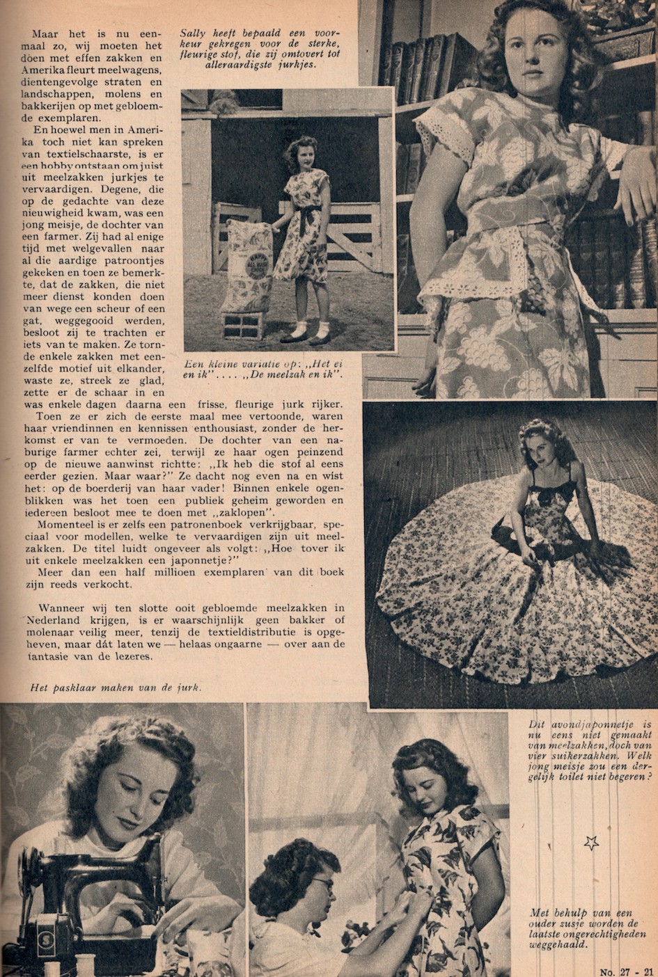 Libelle, October 1948, No. 27, p. 21. TRC Library.