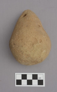 Loom weight from ancient Greece, made of clay.
