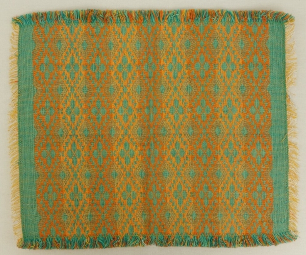 Sample of so-called Akhmim taquet&eacute; weave, Egypt, late 20th century.