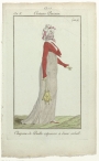Lady carrying a reticule. Parisian fashion, AD 1800.
