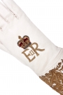 Detail of the Coronation Glove of Elizabeth II of Britain, 1953.