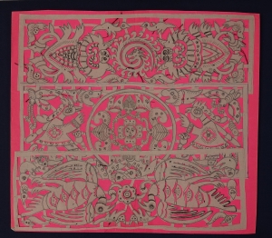 Paper embroidery template, Maio, China, early 21st century.