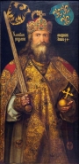 Emperor Charlemagne, by Albrecht D&uuml;rer (1471-1528).