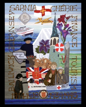 Fragment of the Guernsey Tapestry.