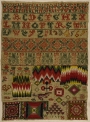 English sampler from 1749 with Florentine work.