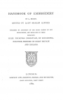 Title page of Miss Letitia Higgin's Handbook of Embroidery, 1880.