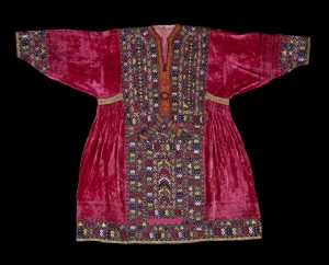 Baluch woman's dress, acquired at Karachi, late 20th century.