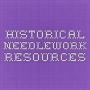 Logo of Historical Needlework Resources.