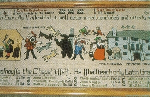 Part of the Plymouth tapestry.