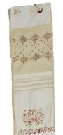Detail of a pronkrol sampler of almost 9 m long, worked by Anna Bennink in the Netherlands in 1905/1906