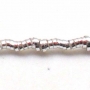 Example of silver crinkle cordonnet.