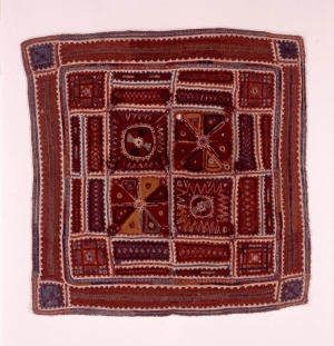 Embroidered wedding mat from Bajaras 