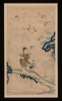 'Fairy and crane' embroidery, Qing Dynasty China. On display at the exhibition 'Painting with Threads: Chinese Tapestry and Embroidery, 12th&ndash;19th Century', MET New York, 2014-2015.