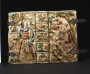 Embroidered Bible cover, England. c. 1650.