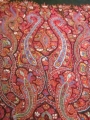Amli embroidered Kashmir shawl, mid-19th century.