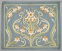 Cushion cover Art Embroidery Vocational School, Vienna, late 19th - early 20th century.