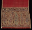 Woollen sash with Kashmir embroidery in wool, c. 1830.