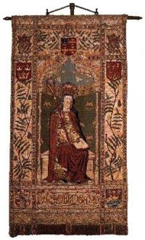 The Etheldreda banner, made by Miss Yams of Bayswater, 1910.