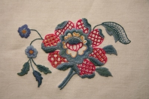 Example of laid work.