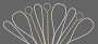 Twisted wire needles.