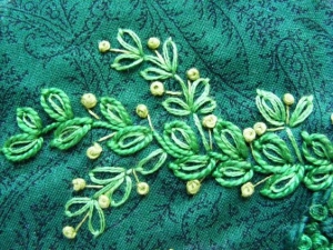 The double lazy daisy stitch