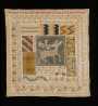 Sampler from Mexico, dated 1860.