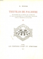 Title page of Pfister's Textiles de Palmyre III, 1940.
