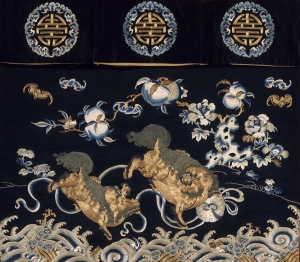 Early 19th century Chinese table frontal.