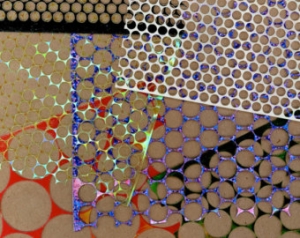 Assortment of punchinella materials.