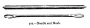 A set of netting darining needles.