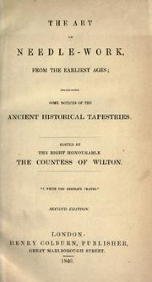 Title page of The Art of Needle-Work, London 1840.
