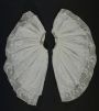Pair of woman's  engageantes, 18th century, Britain?