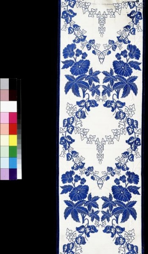 Sik ribbon, made in Coventry, England, c. 1850.
