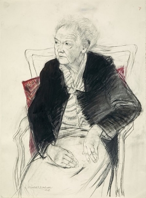 Margaret Swain, 1909-2002. Drawing by Elizabeth Blackadder (b. 1931).