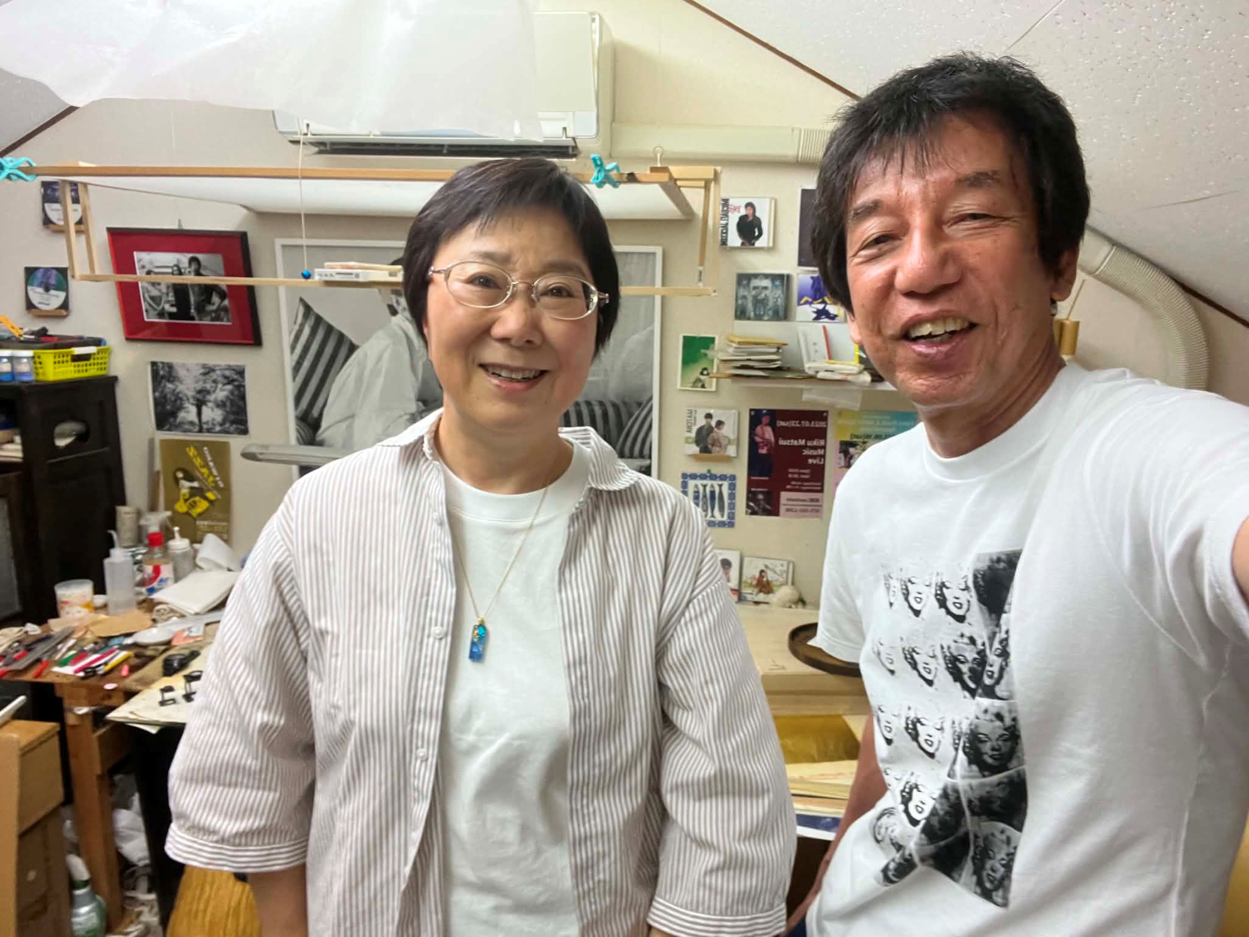 Fig. 1. Masaru Matsui (right) and the author.