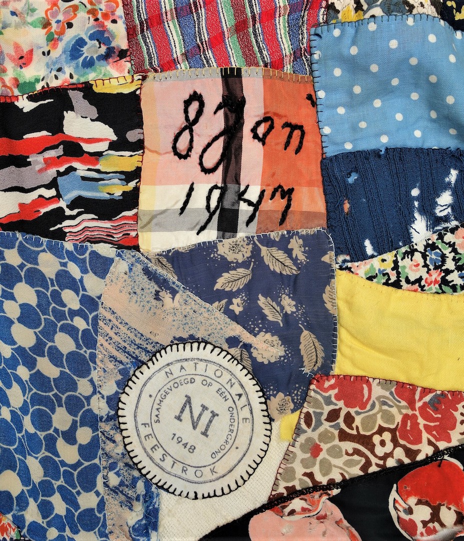 Detail of Feestrok made by Ms Cornelia van Ingen Schenau, 1947 (TRC 2020.3753).