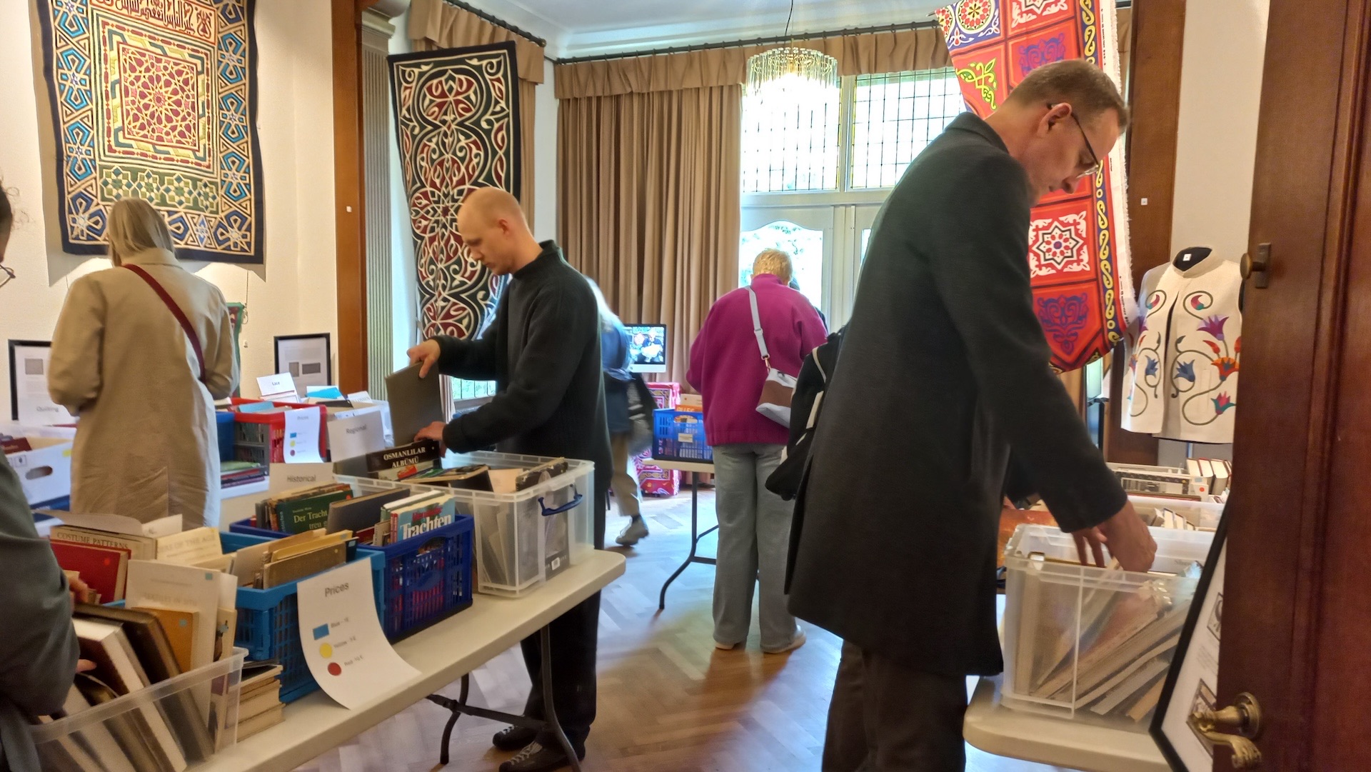 Thye annual TRC second-hand textile book sale, 13 June 2026.