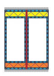Ill. 2. Schematic drawing of the Lefkara lace cloth in the TRC Collection (TRC 2021.2068).