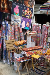 Introduction on weaving during the TRC Intensive Textile Course, which really sparked my interest and inspired me in many ways. Photograph by Christina de Korte.
