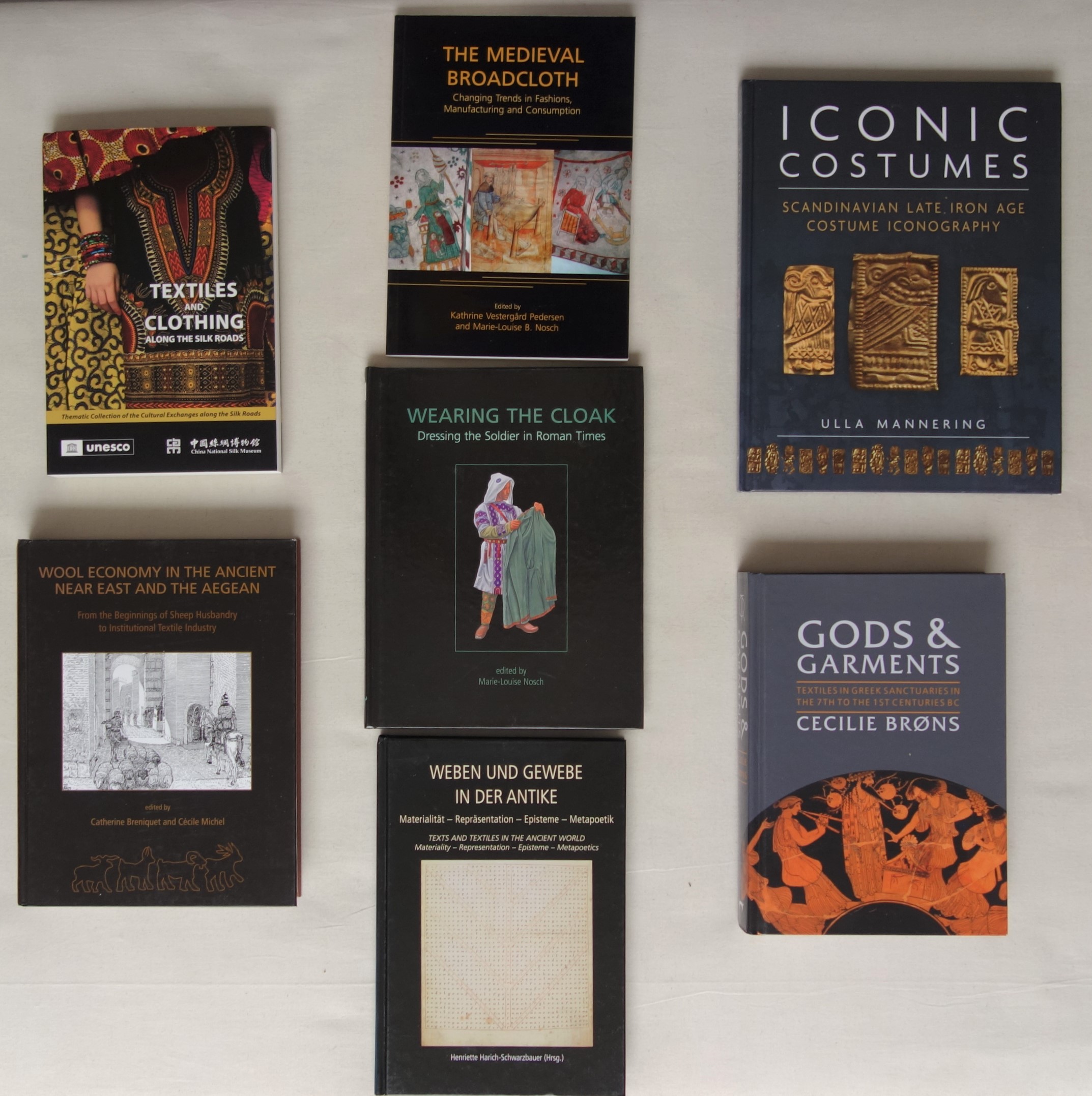 Collection of books from Denmark, recently donated to the TRC Library