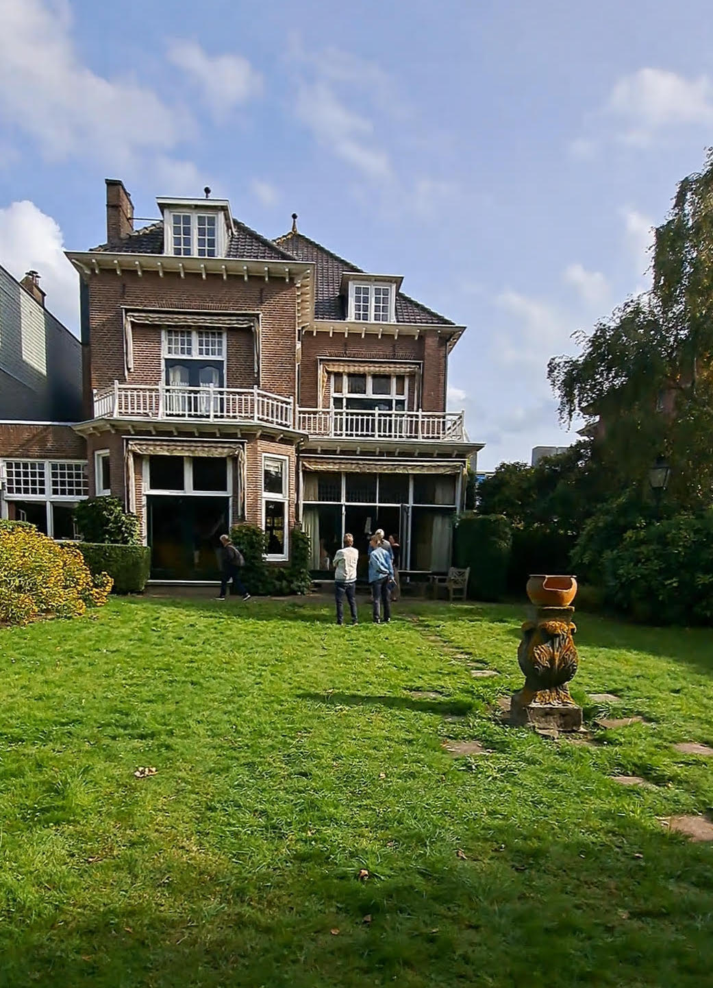 The new premises of the TRC, from the back garden.