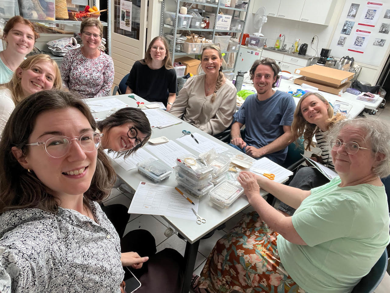 Participants of the TRC 5-day Intensive Textile Course, August 2025. Photograph by author.