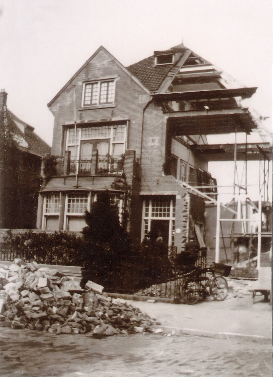 Fig. 3. The house being expanded, 1926.