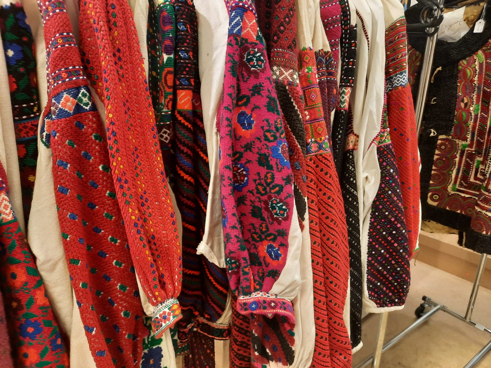 Blouses from the Amsel collection, 21 February 2022. Photograph: Augusta de Gunzbourg.