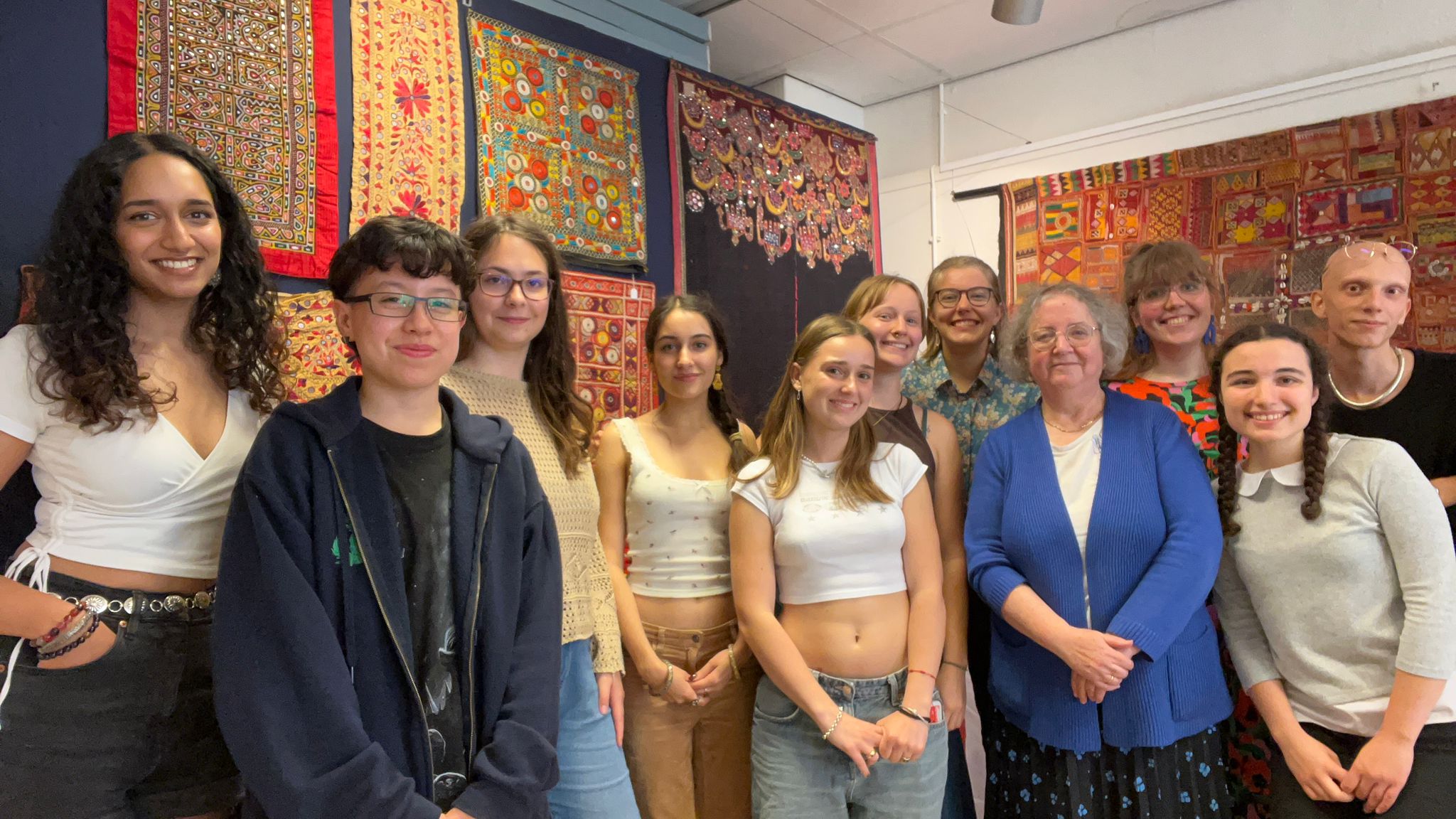 Itiwana students of anthropology at Leiden University visit the TRC, 18 September 2024.