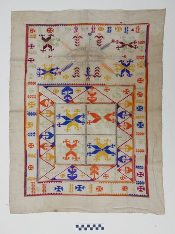 Ruband faceveil from Afghanistan. TRC 2016.2038