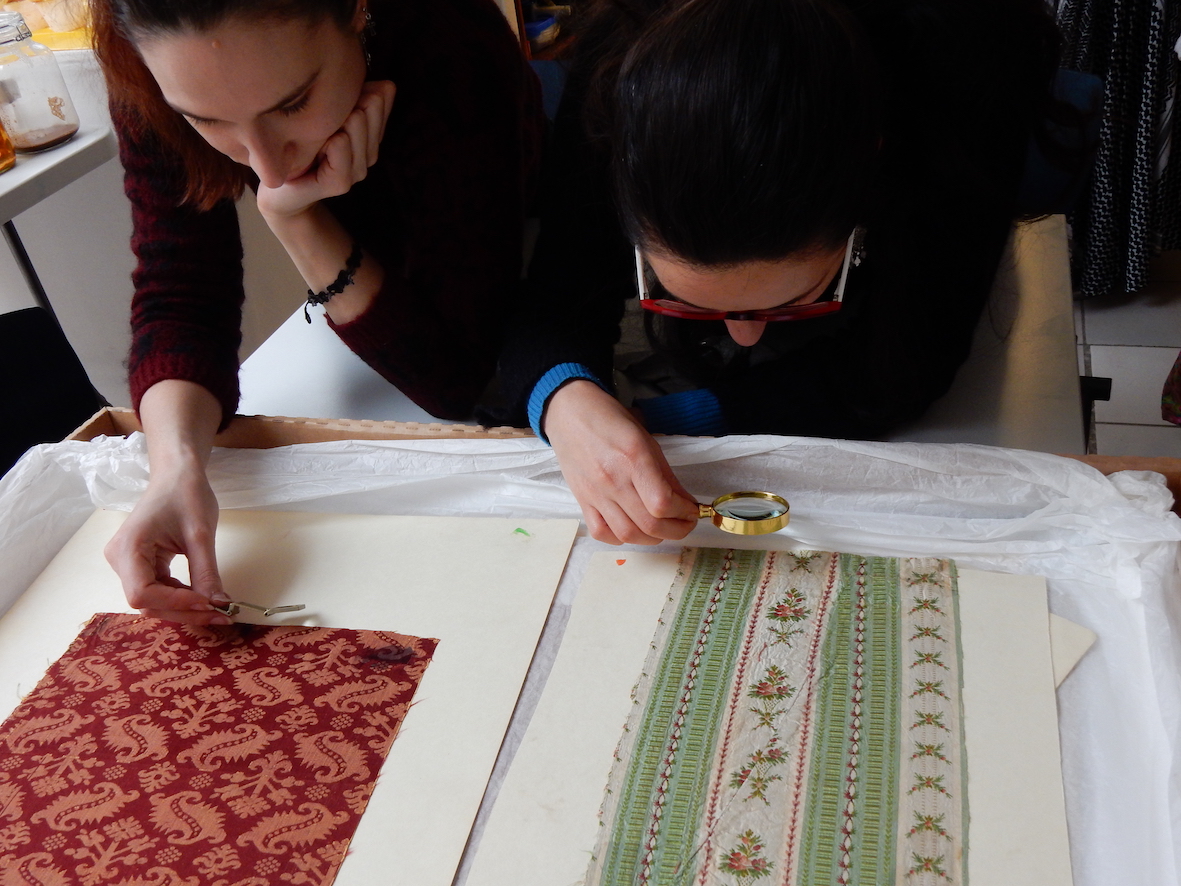 TRC Intensieve Textielcursus, studenten aan de slag